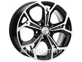 Khomen Wheels KHW1702 (Tiguan) 7x17 5x112 ET40 57.1 Black-FP